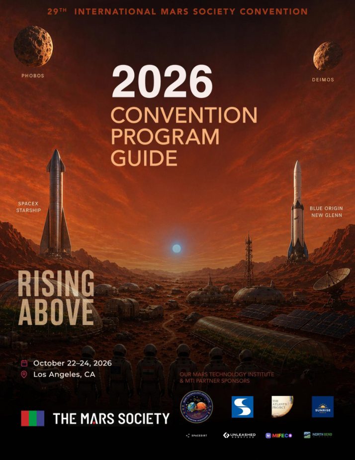 2026 International Mars Society Convention Program Guide cover